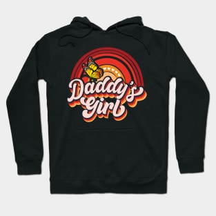 Daddy's Girl Butterfly and Rainbow Hoodie